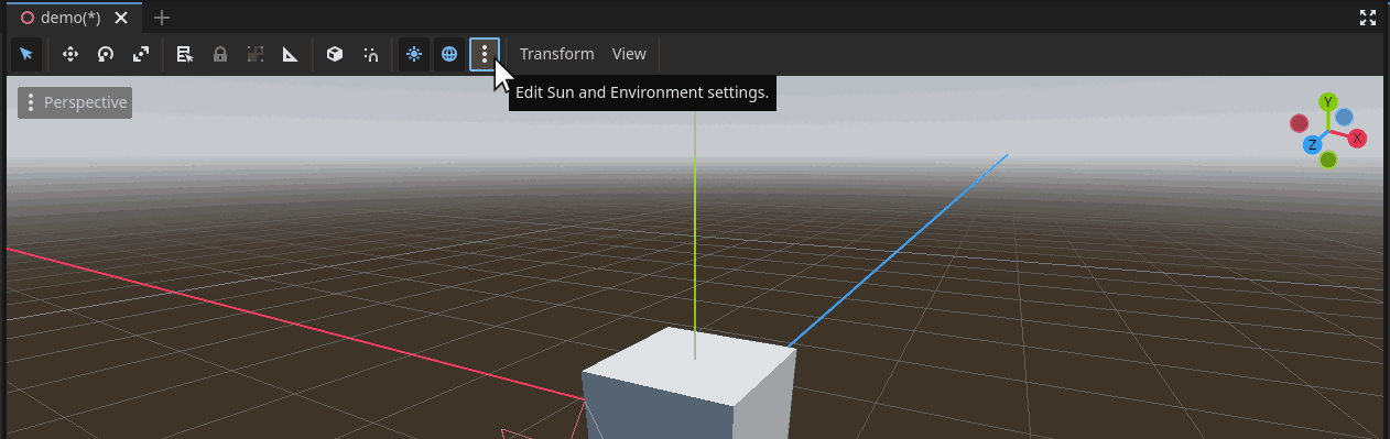 environment settings